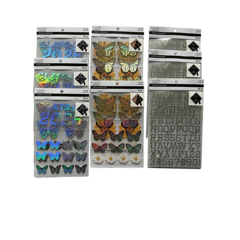 Recollections 8 Packs Graduation Stickers